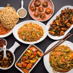 Chinese Platter - Soup, Starter, Noodles, Fried Rice, Manchurian