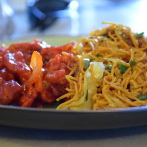 Chicken Noodles & Chicken Manchurian