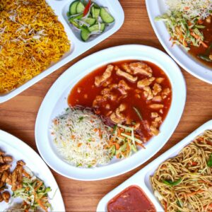 Non Chinese Platter - Soup, Starter, Noodles, Fried Rice, Manchurian