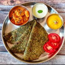 Palak Chapati Meal