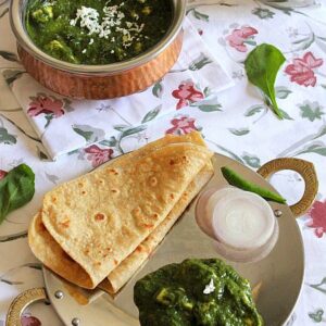 Triangular Paratha Meal