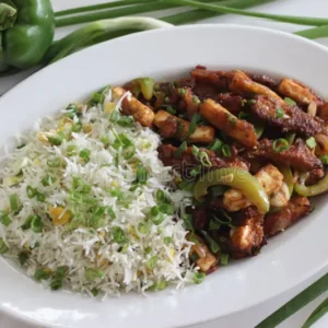 Veg Fried Rice + Babycorn Manchurian
