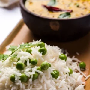 Peas Pulao + Dal
