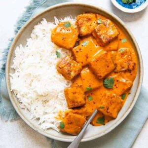 Steam Rice + Paneer Butter Masala