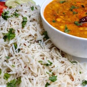 Jeera Rice + Dal Tadka