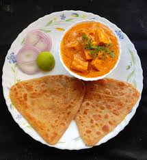 Plain Paratha + Paneer Butter Masala