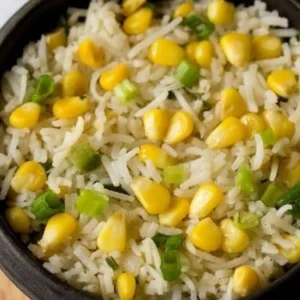 Corn Fried Rice + Paneer Manchurian