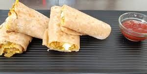 Paneer Bhurji Roll (Whole Wheat)