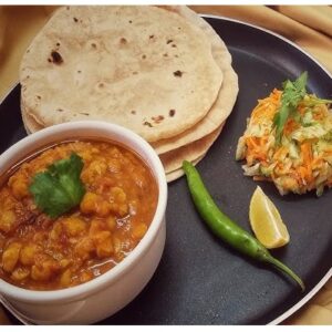 Ghee Phulka + Aloo Chole